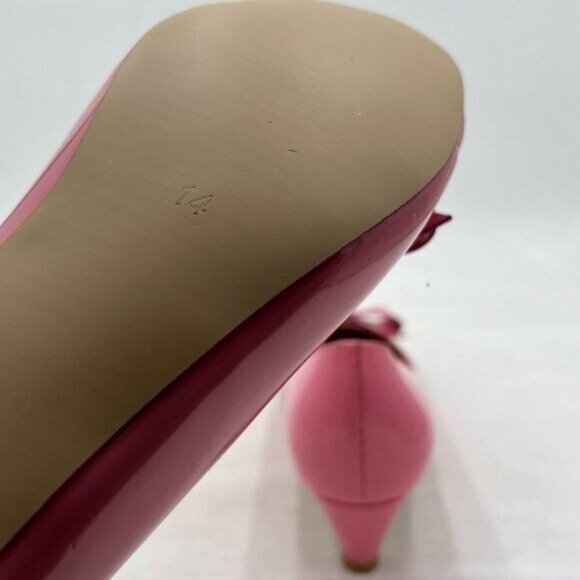 YDN Women Closed Round Toe Pumps Low Heels Shoes with Bowknot for Work Office - Picture 5 of 7